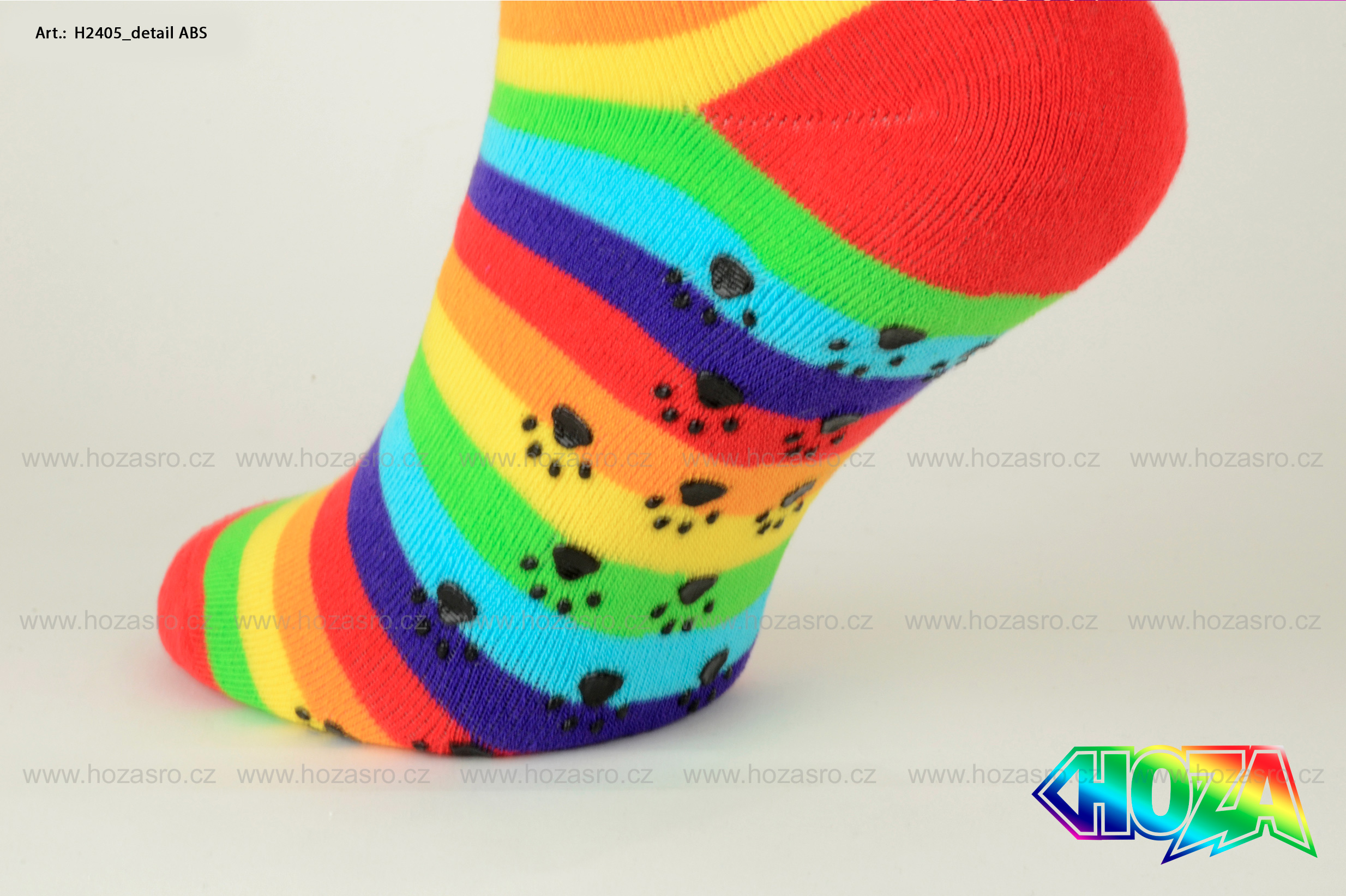 Dámské ponožky HOZA THERMO Froté - ABS ťapky od 129kč - H2405
